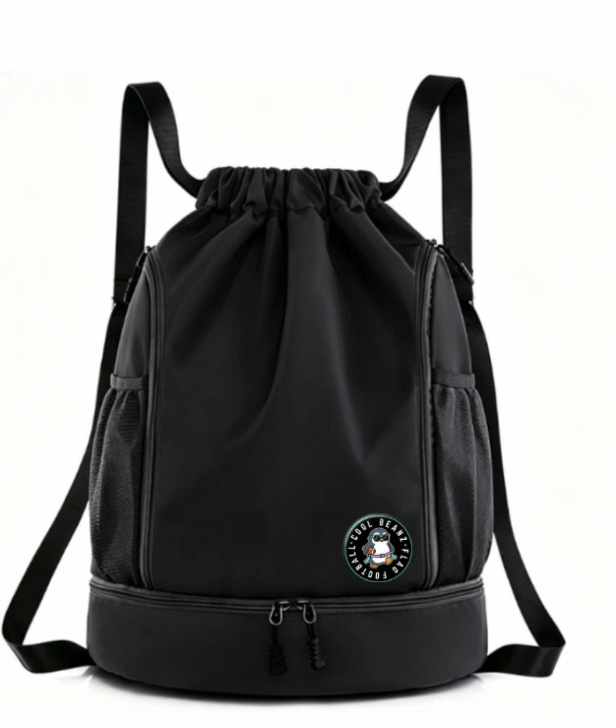 The Flag Bag | Flag Football Drawstring Backpack with Cleat Compartment