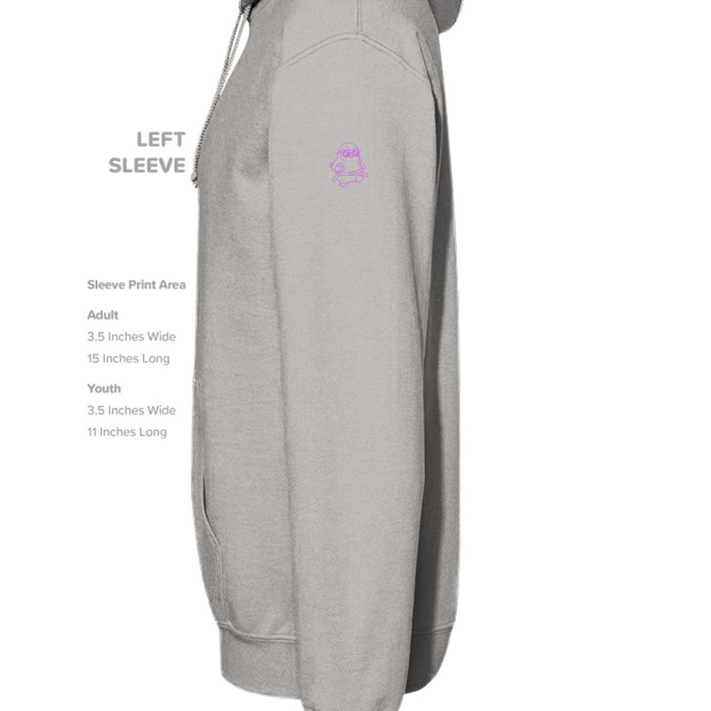 Light Heather Grey - DT6100Y - SLEEVE_LEFT